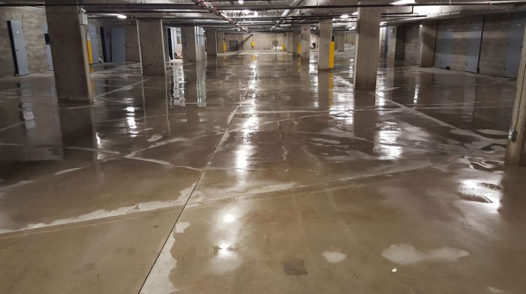 Parking Garage Pressure Washing Maple Ridge BC