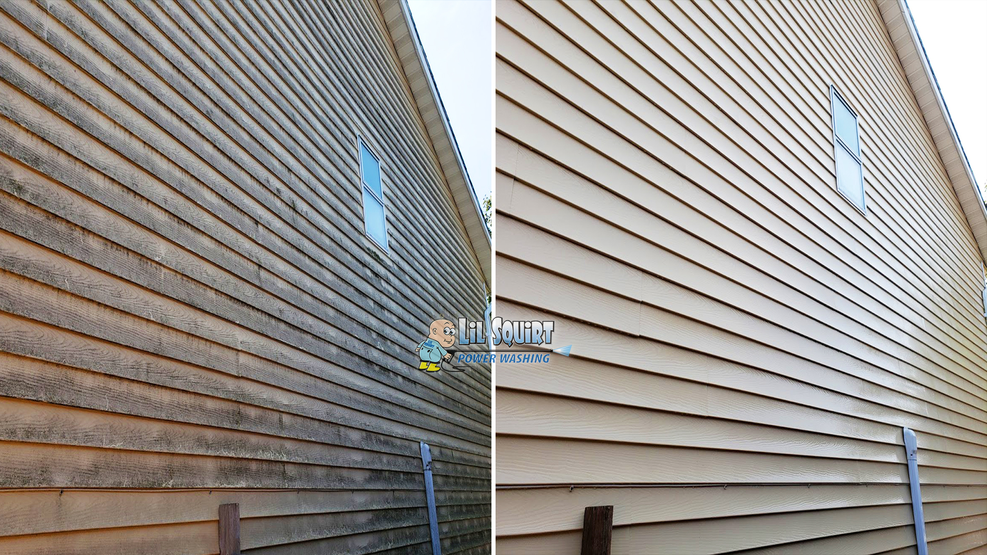 LSPW siding before-after (1) house washing - before and after our professional cleaning